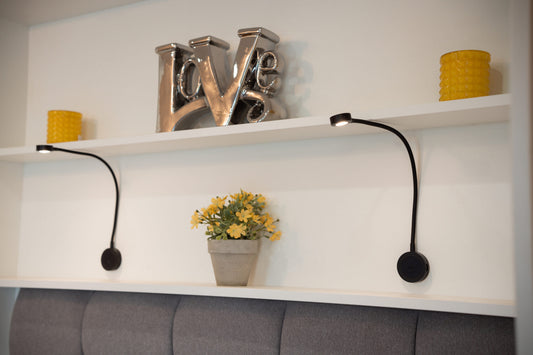 Reading lights including USB Charger