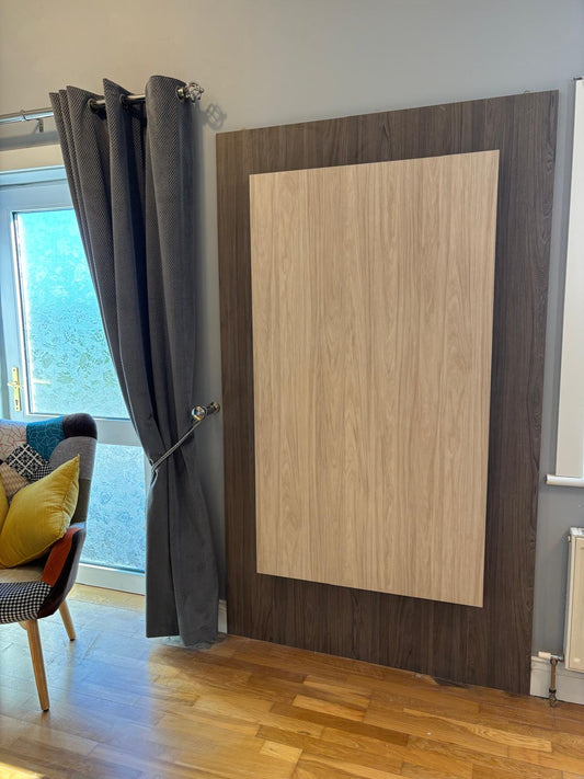 Pull Down Table  A table when you need it, invisible when you don’t.